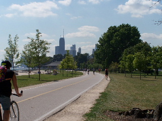 typical skyline views from the lakefront path